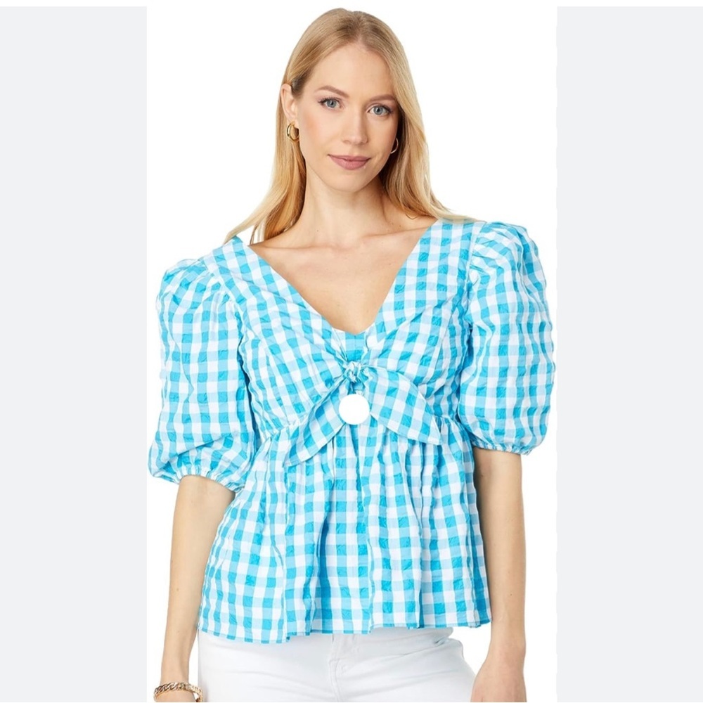 Lilly Pulitzer NWT Size 12 Sarafino Short Sleeve - Picture 2 of 6